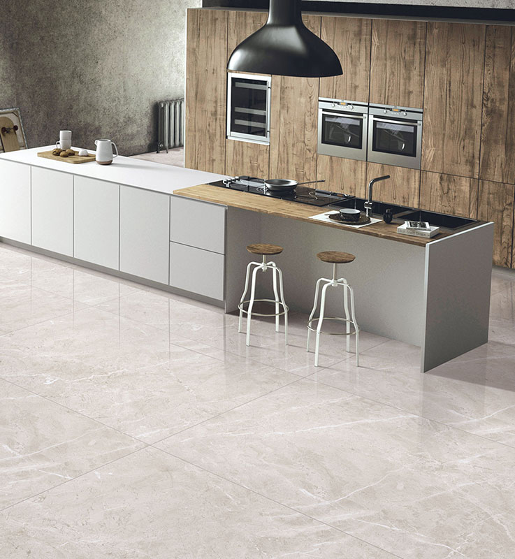 Slate Finish Kitchen Tile