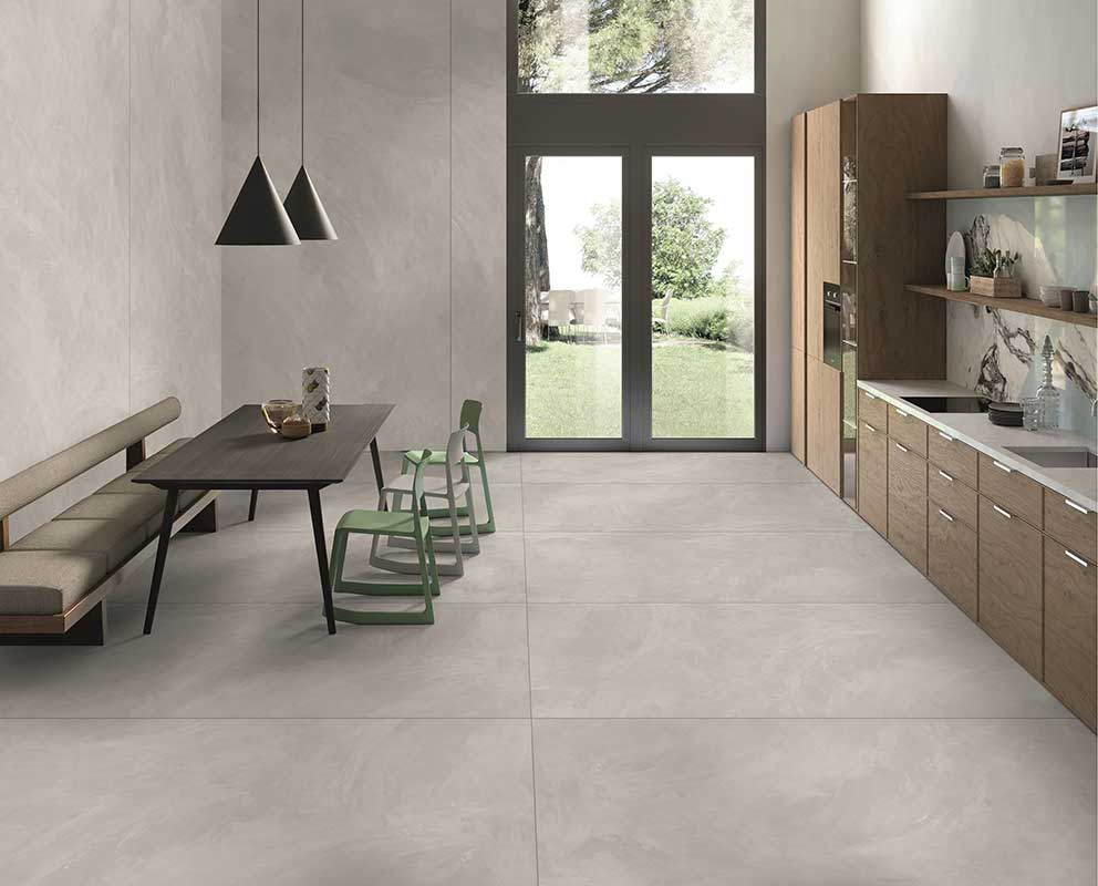 Black Marble Kitchen Tile
