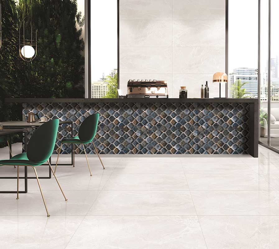 Stone Effect Kitchen Tile