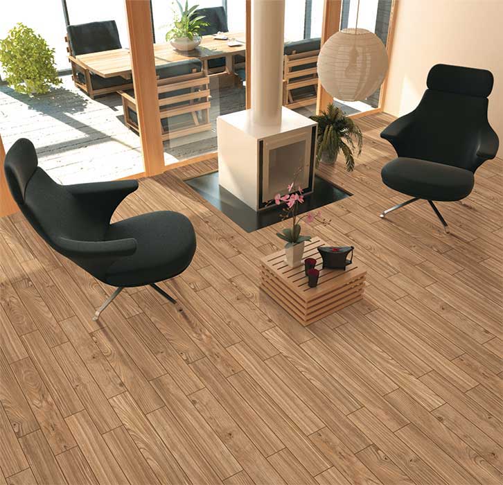 Double Charge Tile - Classic Wood
